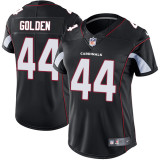 Womens NFL Arizona Cardinals #44 Golden Black Vapor Limited Jersey