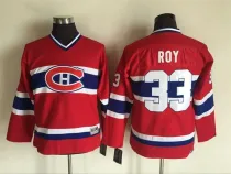 NHL Montreal Canadiens #33 Roy Kids Red Jersey