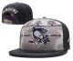 NHL Pittsburgh Penguins Black Snapback Hats---GS