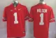 NCAA Ohio State Buckeyes #1 Wilson Red Youth Jersey