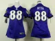 Nike NFL Baltimore Ravens #88 Pitta Purple Women Jersey