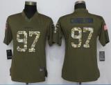 Women Nike Dallas cowboys 97 Charlton Green Salute To Service Limited Jersey