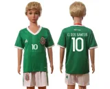 2016 Soccer Mexico #10 G.Dos Santos Home Kids Jersey