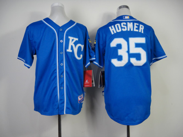 MLB MLB Kansas City Royals #35 Hosmer Blue Youth Jersey