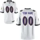 Customized White Game Youth Nike Baltimore Ravens Jersey