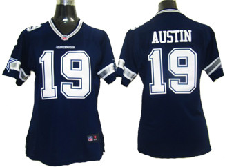 blue Austin Women game Nike NFL Dallas Cowboys #19 Jersey