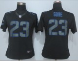 Womens Nike Indianapolis Colts 23 Gore Impact Limited Black Jerseys