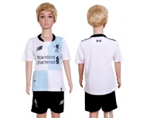 2017 Soccer liverpool Blank Away Kids Jersey