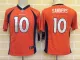 Kids Nike Denver Broncos #10 Sanders Orange Jersey