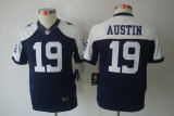 Nike Dallas Cowboys #19 Austin Youth thankgivings limited NFL Jersey in Blue