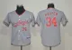 MLB Washington Nationals #34 Harper Youth Jersey Grey