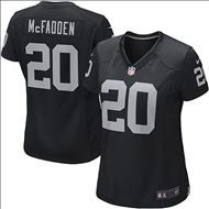 McFADDEN Jersey: Nike Women Game Team Nike NFL #20 Oakland Raiders Jersey In Black color