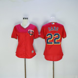 MLB Minnesota Twins #22 Sano Red Women Jersey