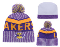 NBA Los Angeles Lakers Purple Beanie--YD