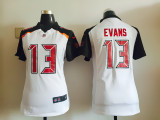 Womens Nike Tampa Bay Buccaneers #13 Evans White Jersey