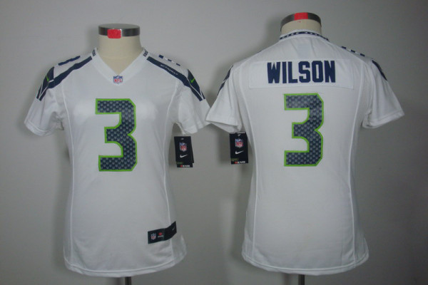 Wilson Jersey white Women limited #3 Nike NFL Seattle Seahawks Jersey