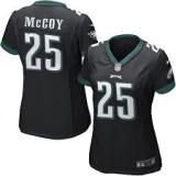 LeSean McCoy Black jersey, Philadelphia Eagles #25 Women Nike jersey