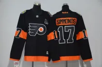NHL Philadelphia Flyers #17 Simmonds Black Stadium Women Jersey