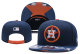 MLB Houston Astros Blue Snapback Hats--YD