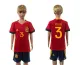 2016 Soccer Spain #3 Pique Home Kids Jersey