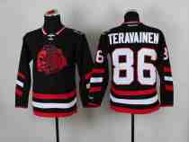 Youth NHL Chicago Blackhawks #88 Teravainew Black Jersey