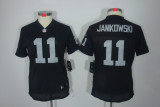 Oakland Raiders #11 Janikowski limited black Nike Women jersey