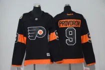 NHL Philadelphia Flyers #9 Provorov Black Stadium Women Jersey