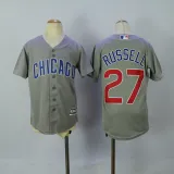 MLB Chicago Cubs #27 Russell Grey Kids Jersey
