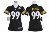 Keisel Team Color Steelers Women Nike Game Jersey