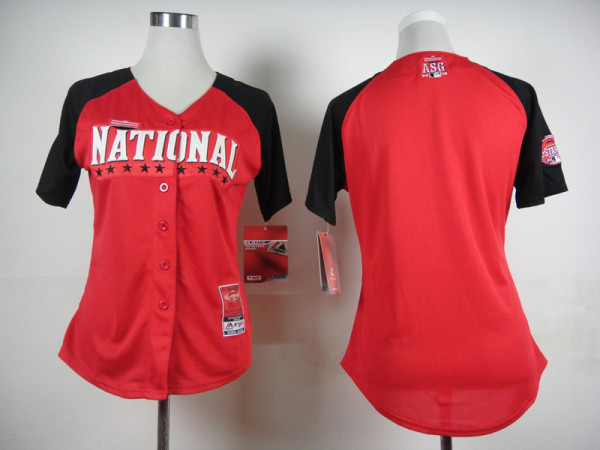 Women MLB National League Blank 2015 All Star Jersey