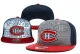 NHL Montreal Canadiens Snapback Lighting Hats--YD