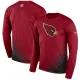 Men's Nike Cardinal Sideline Legend Prism Performance Long Sleeve T-Shirt