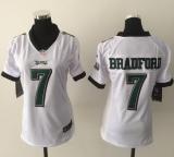 Nike NFL Philadelphia Eagles #7 Bradford White Jersey