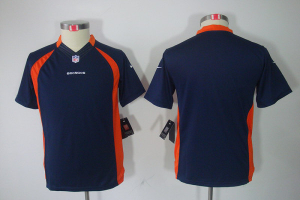 Youth Nike Denver Broncos blue blank limited NFL Jersey