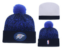 NBA Oklahoma City Thunder Blue Beanie--YD