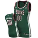 Green Jersey, Women Milwaukee Bucks Custom Road NBA Jersey