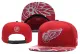 NHL Detroit Red Wings Red Snapback Hats--YD