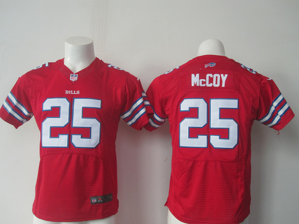 Youth Nike Buffalo Bills #25 McCoy Red Elite Jersey