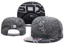 MLB Chicago White Sox Grey Snapback Hats--YD