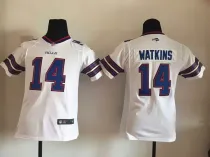 Kids Nike Buffalo Bills #14 Watkins White Jersey