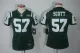 #57 Bart Scott Green New York Jets Limited Nike Women jersey