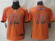 Youth 2014 New Nike Cincinnati Bengals 18 Green Drift Fashion Orange Elite Jerseys
