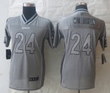 Youth 2013 New Nike Oakland Raiders 24 Woodson Grey Vapor Elite Jerseys