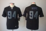 Kidss Dallas Cowboys #94 Ware Impact Limited Black Jersey