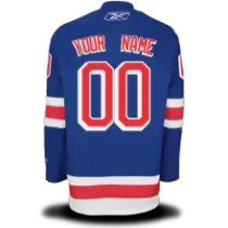 Blue New York Rangers #00 Your Name Home Premier Custom NHL Jersey