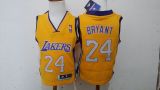 NBA Los Angeles Lakers #24 Bryant Yellow Youth Jersey 2-7Y