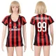 Womens Soccer Club AC Milan #99 Donnarumma Home Jersey