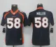 Womens Nike Denver Broncos #58 Miller Blue 2017 Vapor Untouchable Elite Jersey