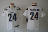 white Ryan Mathews limited Women Nike San Diego Chargers #24 Jersey