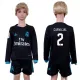 2017 Soccer Real Madrid #2 Carvajal Away Kids Jersey